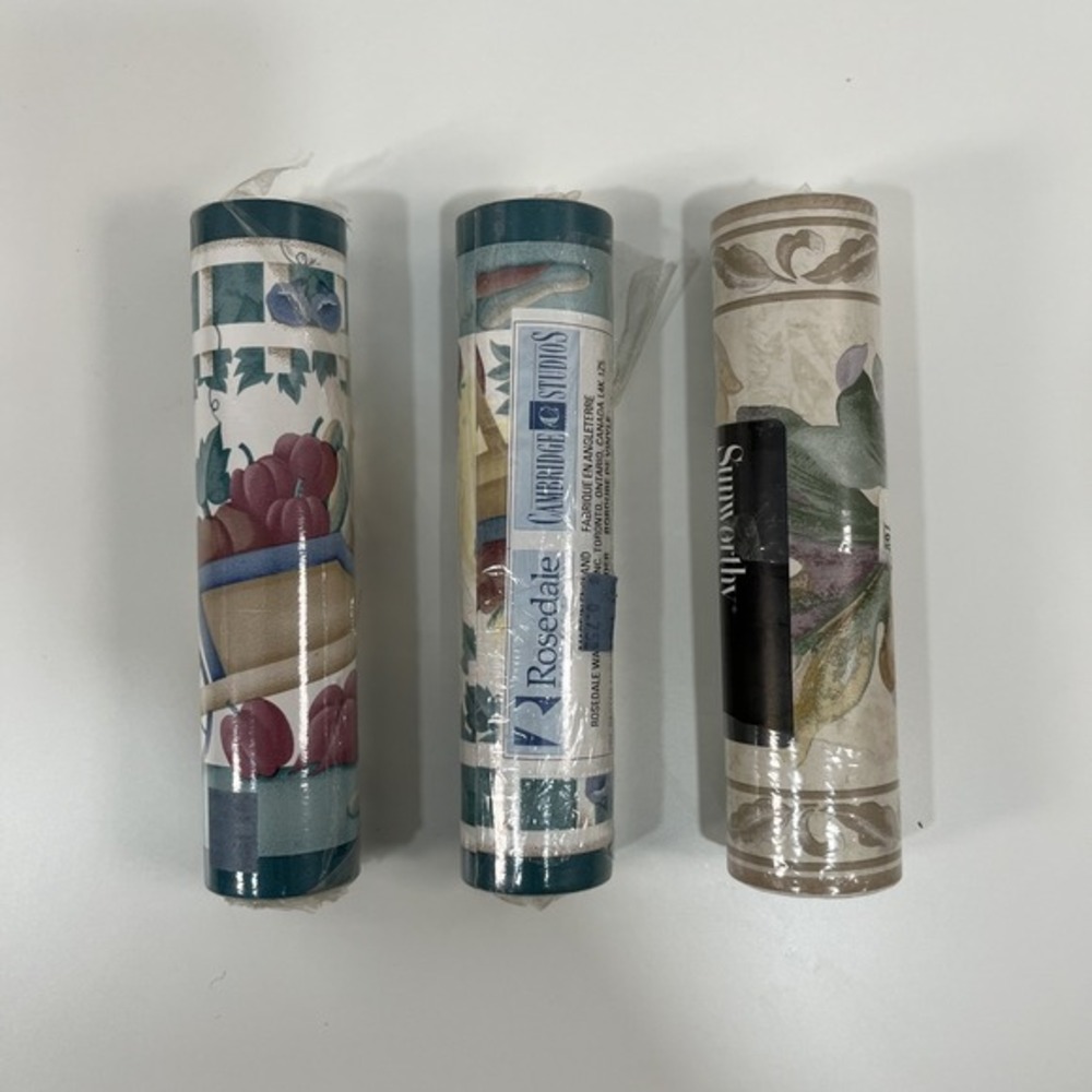 Rosedale Wallcoverings Sunworthy Wallpaper Border Lot of 3